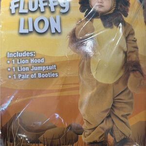 Fluffy Lion Kids Costume. Size 18-24 months